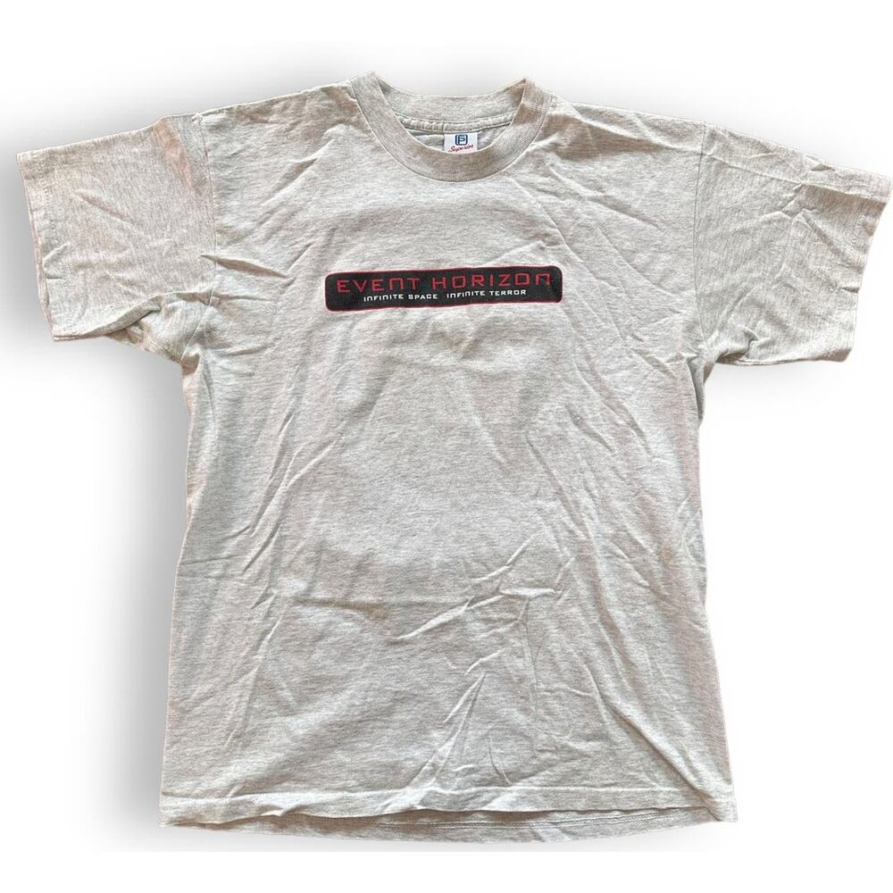 Vintage Superior 90s Event Horizon Horror Movie Gray T Shirt